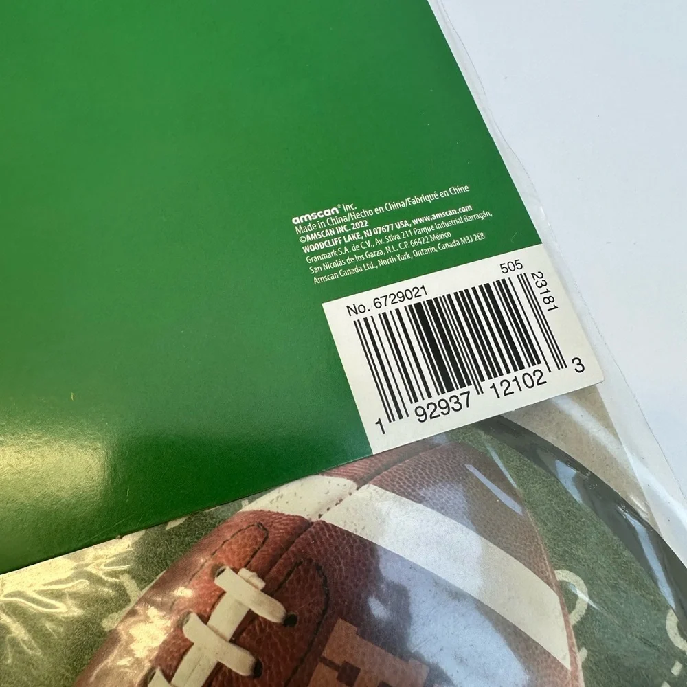 Football Party Decorations Hanging Swirls Birthday Sports Super Bowl 2 PK